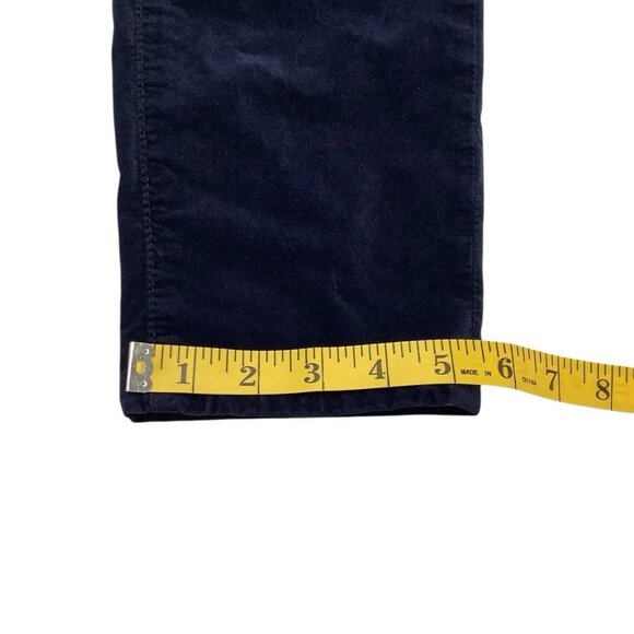 AG Adriano Goldschmied Anthropologie The Stevie Ankle Slim Straight Velvet Sz 27 - Picture 5 of 10